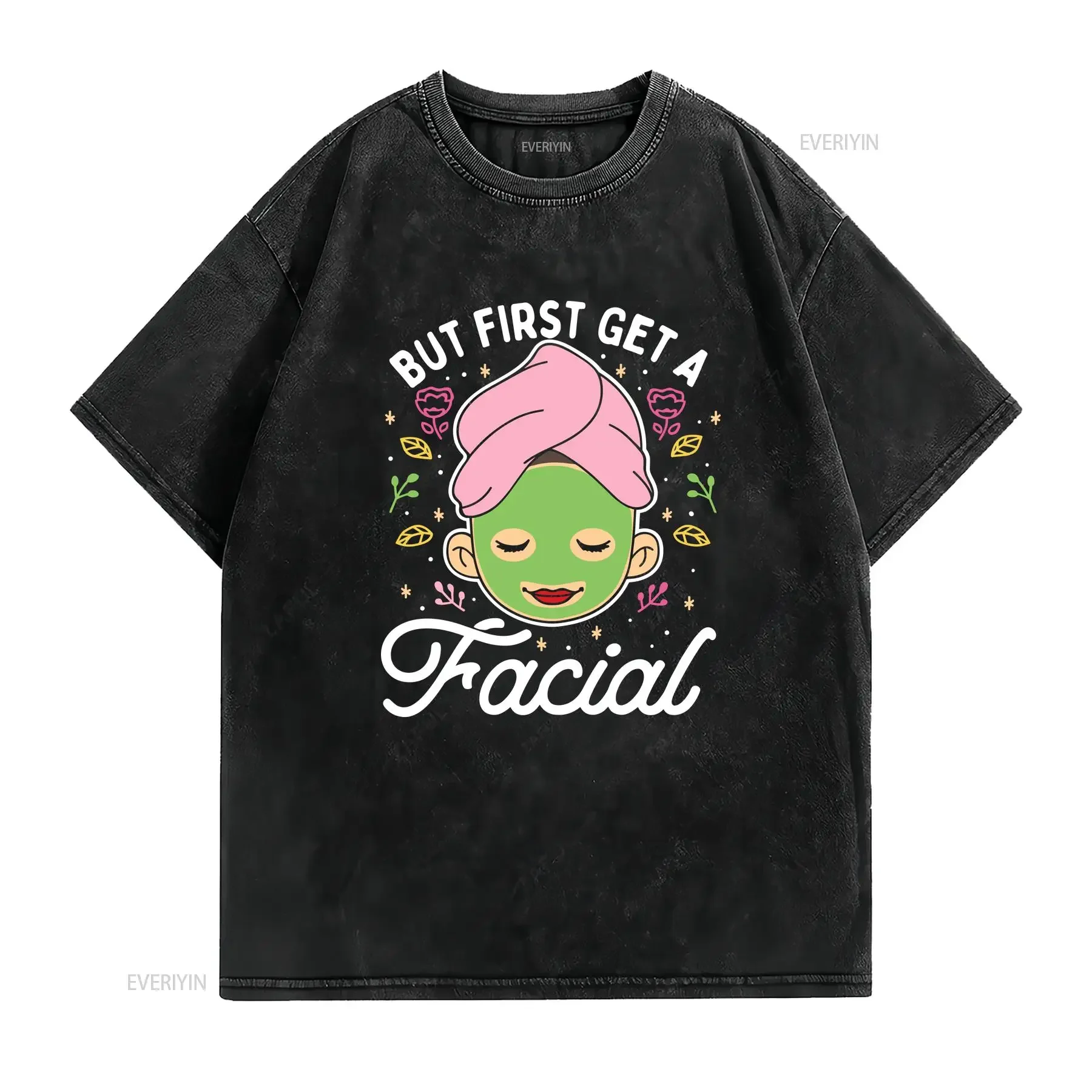 Esthetician Beautician Makeup Artist Skin Care T Shirt vintage Washed Top For Everyday Wear fashion Comfortable streetwear