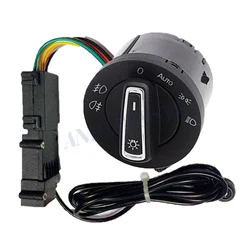 Auto Licht Sensor Met Koplamp Schakelaar Knop Voor Vw Golf 7 MK7 Polo Nieuwe Tiguan Touran T-Roc Tarraco transporter 5G0941431B 431BF