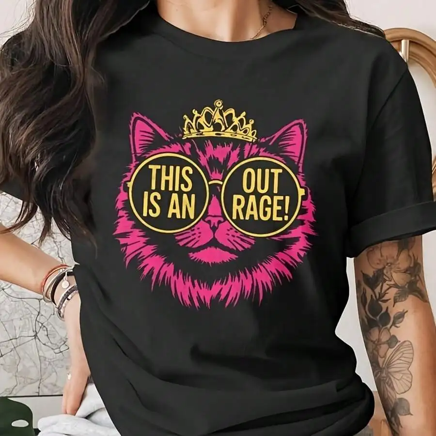 

Graphic Tee For Women Crew Neck Loose Fit Casual Summer T-Shirt