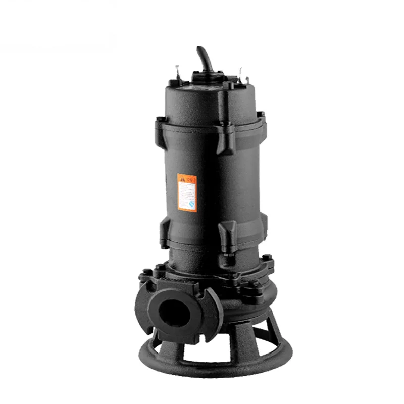 Stazione di pompaggio delle acque reflue Pompa sommergibile per liquami con draga di aspirazione verticale minerale con taglierina per coltelli