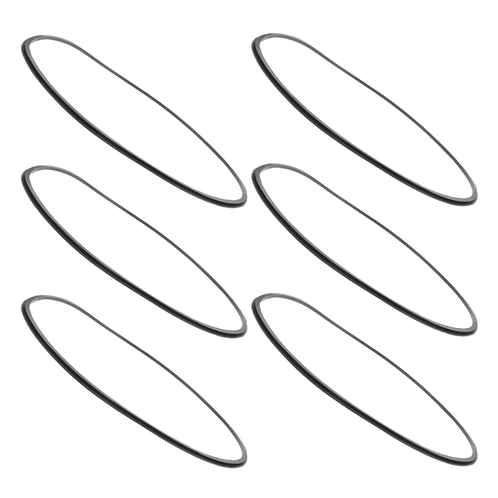 

6pcs Rings For Barstool Base: 38.5Cm High Elastic Floor Protector Rubber Gasket Vibration Dampening Stability Enhanced Chair