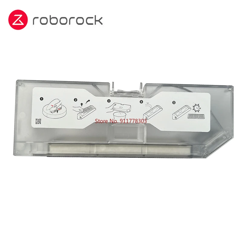 Original Dustbin for Roborock Q Revo P10 Robot Vacuum Cleaner Spare Parts Dust Box With Filter Washable Filter Accessories