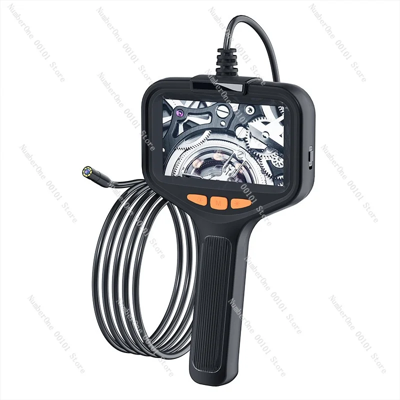 5.5Mm high definition handheld portable car detector with screen 8mm lens pipe camera industrial endoscope