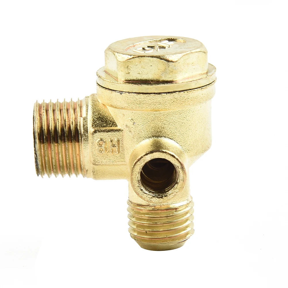 

Improve Air Compressor Performance with 3 Port Check Valve Zinc Alloy Male Thread Connector Tool Corrosion Resistance