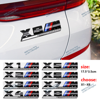 3D ABS Car Trunk Badge Sticker ABS Emblem Thunder Edition For BMW X1 X2 X3 X4 X5 X6 X7 X8 COMPETITION  F48 G01 E84 E83 F39 F10