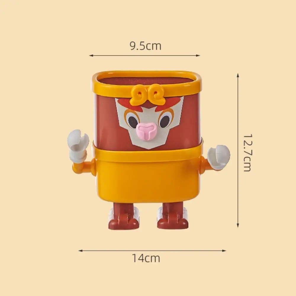 고급스러운 서쪽으로의 여행 펜 홀더 대용량 만화 펜 컨테이너 세트 단단히 플라스틱 메이크업 브러쉬 홀더 사무실