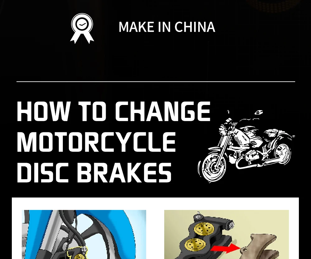 JSRAOIMG Motorradzubehör: Gesinterte Bremsbeläge (vorne & hinten) für KAWASAKI Z 900 RS, Z900RS Café (2018–2020) und Performance ABS (2018–2021) – Detail 15