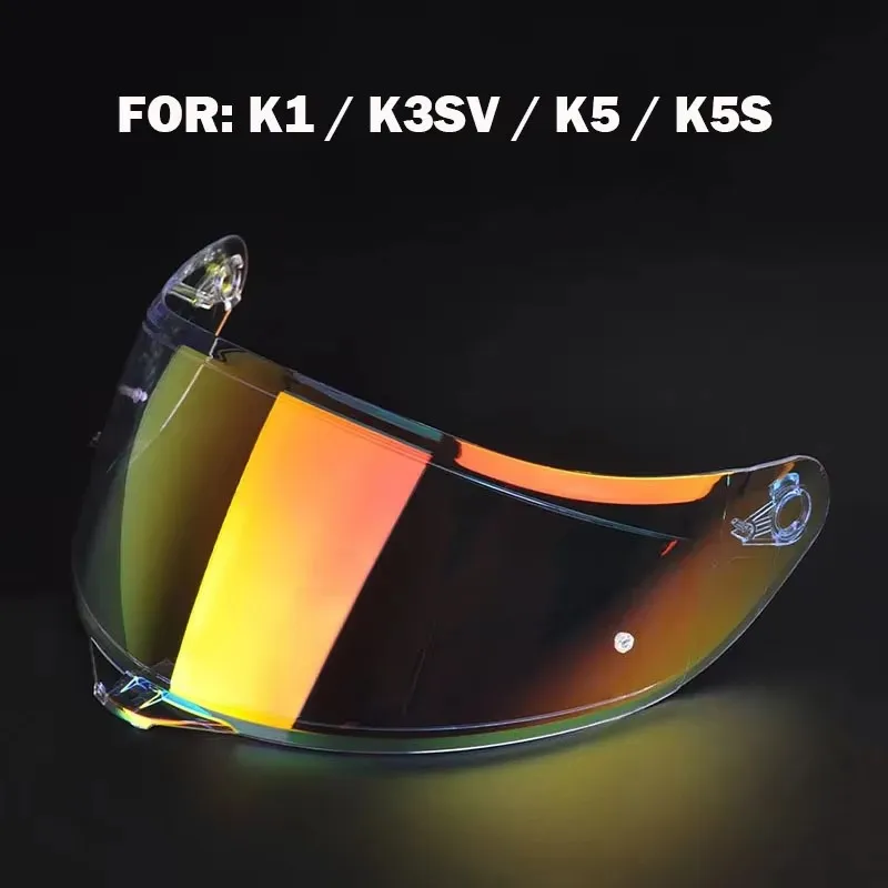 

K5 Motorcycle Helmet Shield Visor for K1 K3SV K5 K5S Full Face Helmet Base Top Air Duct Nose Protector Accessories Anti-UV