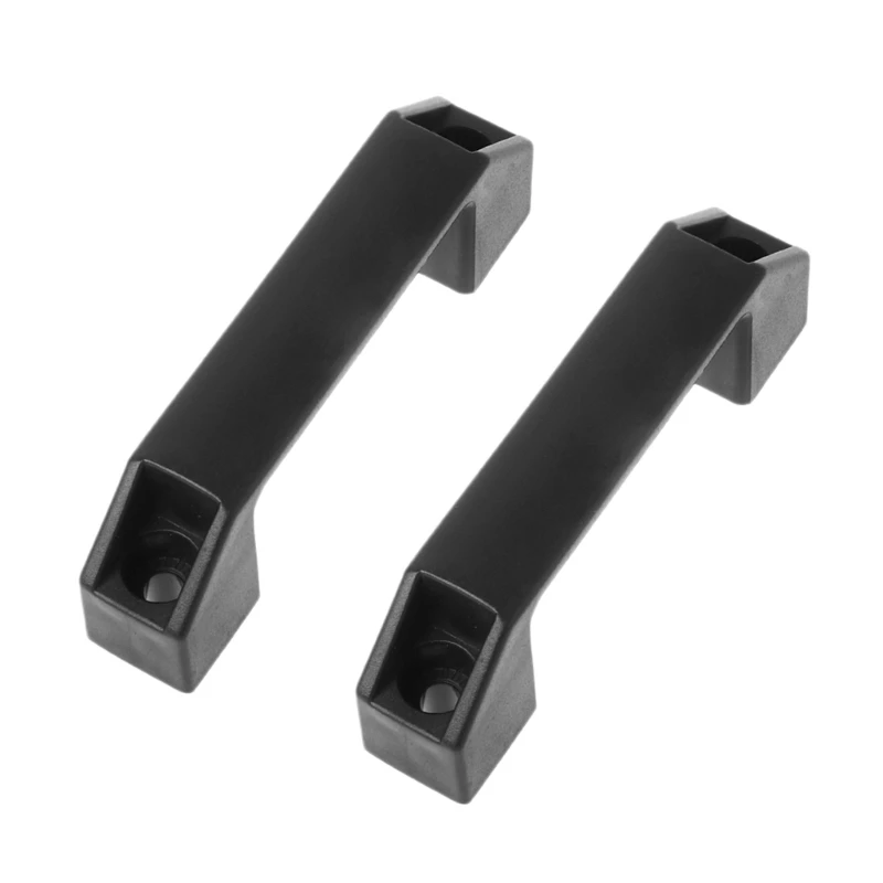 Plastic Nylon T Slot Black Door Handle, Aluminum Extrusion, 2020, 3030, 4040, 4545, Series 90mm, 120mm, 2 Pcs