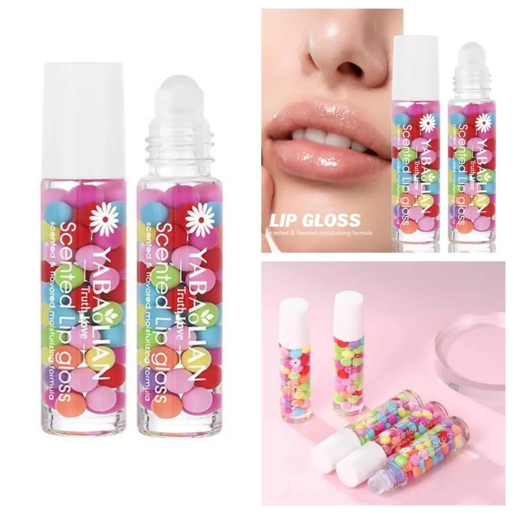 Voorkomen van droogheid en scheuren Macaron Lippenbalsem Hydraterend met ronde bal Hydraterende lippenstift Natuurlijk voor herfst en winter