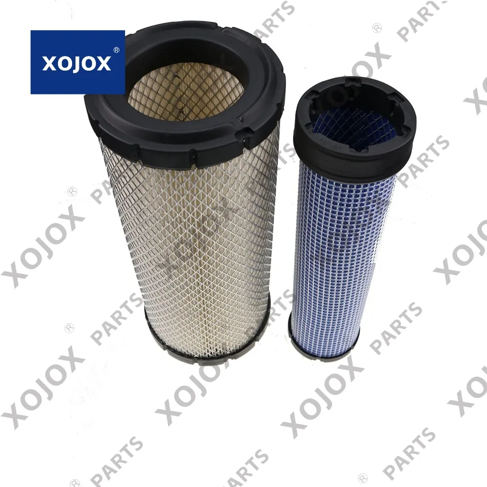 

XOJOX DVPARTS Engine Air Filter Kit Inner Outer AP33331 KV16428 for John Deere Skid Steer 240 250 270 CT322 317 Case 40XT 60XT 7