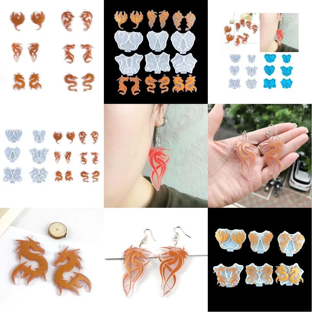 

Рождественские серьги, подвеска, силиконовая форма, форма для украшения дома, подходит для женщин