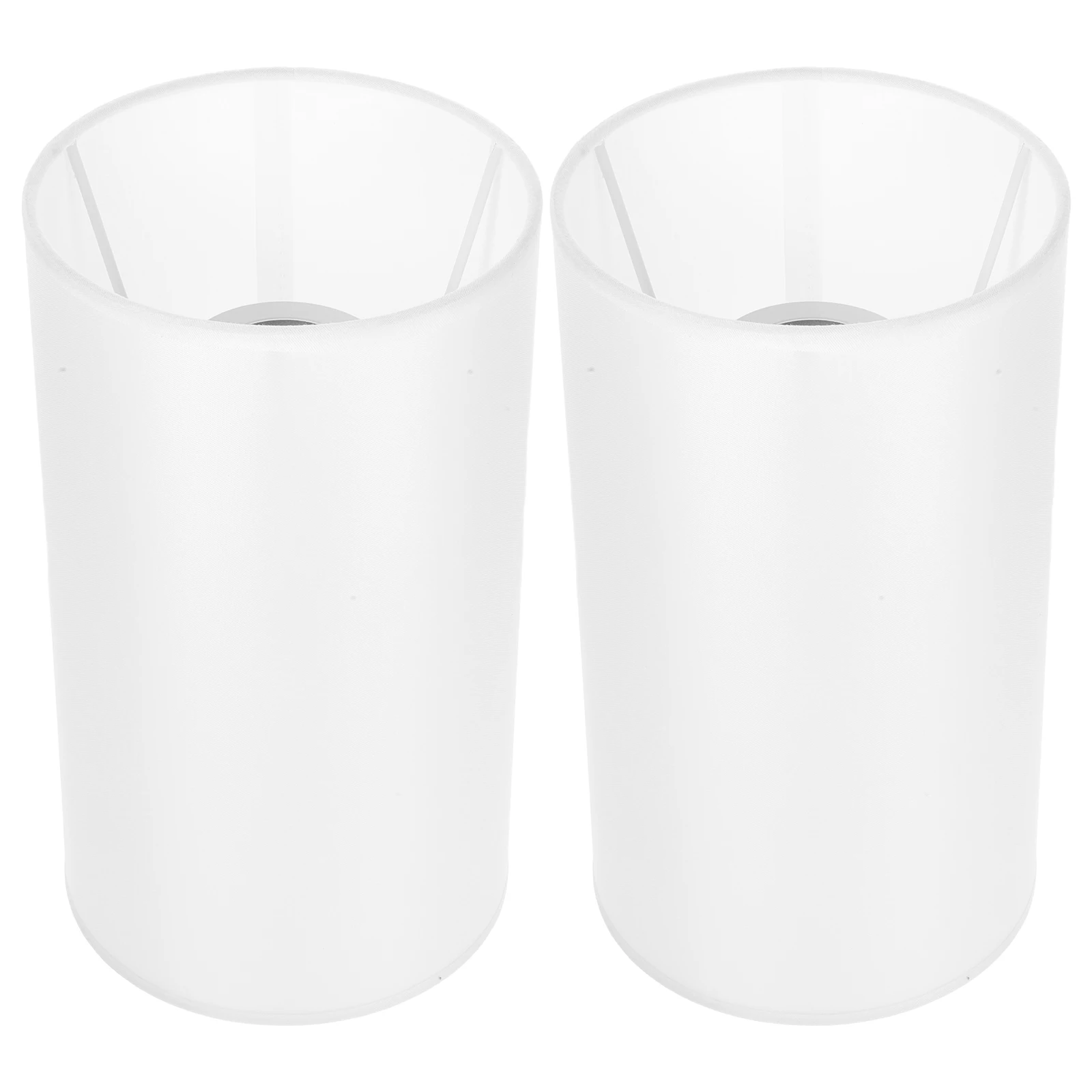 Pantalla de tela para lámpara de suelo, cubiertas de repuesto para lámpara de mesa, pantalla de lámpara de tela decorativa, cubierta de luz compacta resistente, 2 uds.