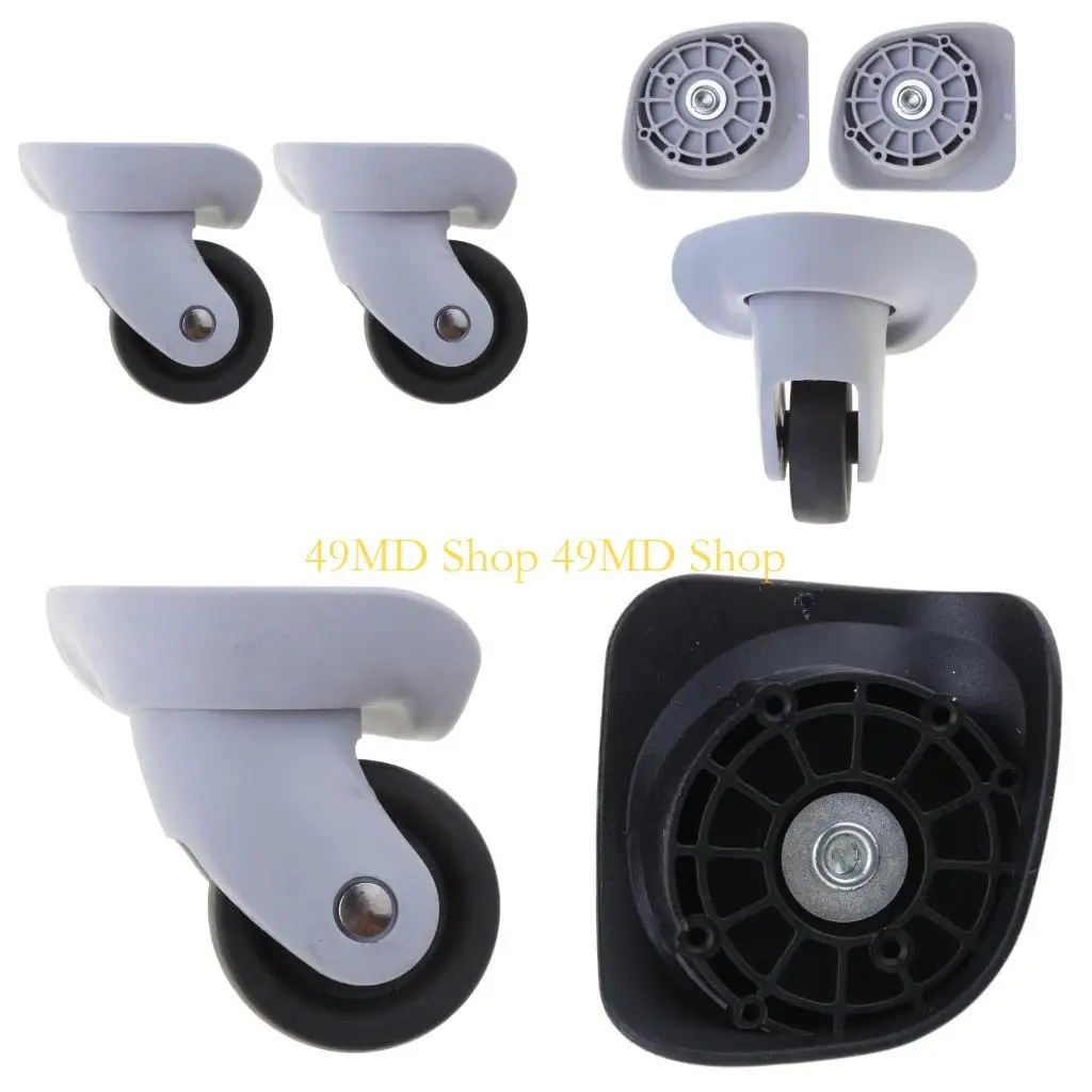 

49MD 1 pair Suitcase Luggage Universal Wheel Replacement Repair Accessories