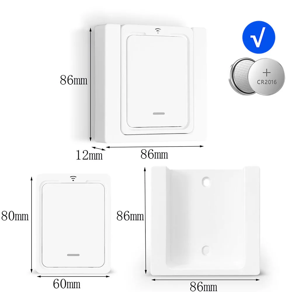 433 MHZ Rf telecomando Wireless Smart Light Switch prese elettriche 220V 230V 16A spina per elettrodomestico Fan Light