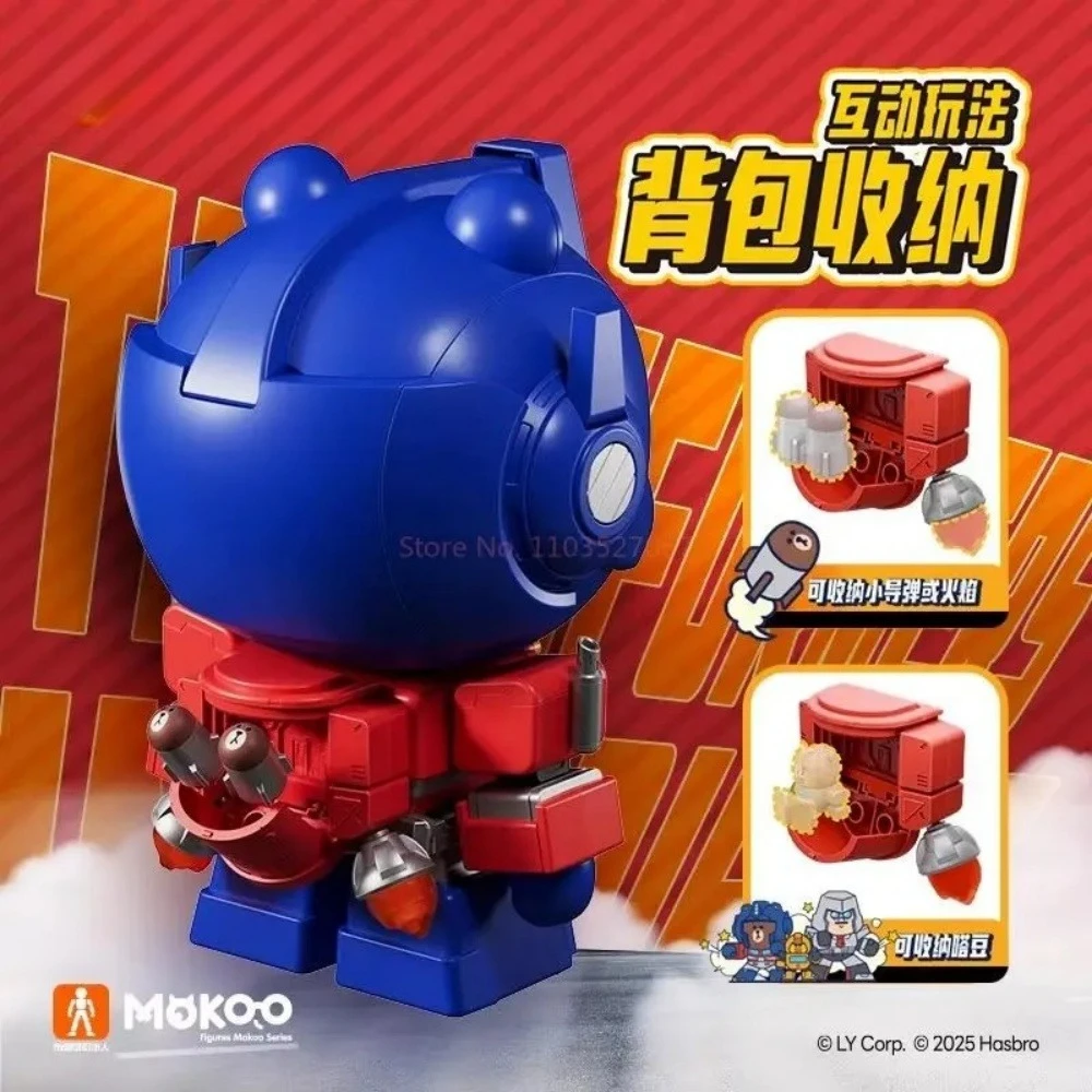 在庫あり オリジナル Blokees トランスフォーマー & ブラウンベア オプティマスプライム フィギュア モクー シリーズ アクションフィギュア コレクション おもちゃ 誕生日プレゼント