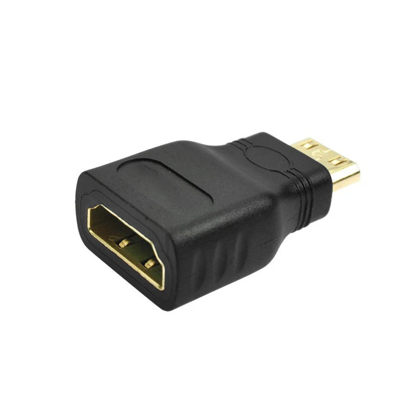 HD Mini Male HDMI-compatible To Standard HDMI-compatible Female Extension Adapter Female To Male F-M HDMI-compatible Converter