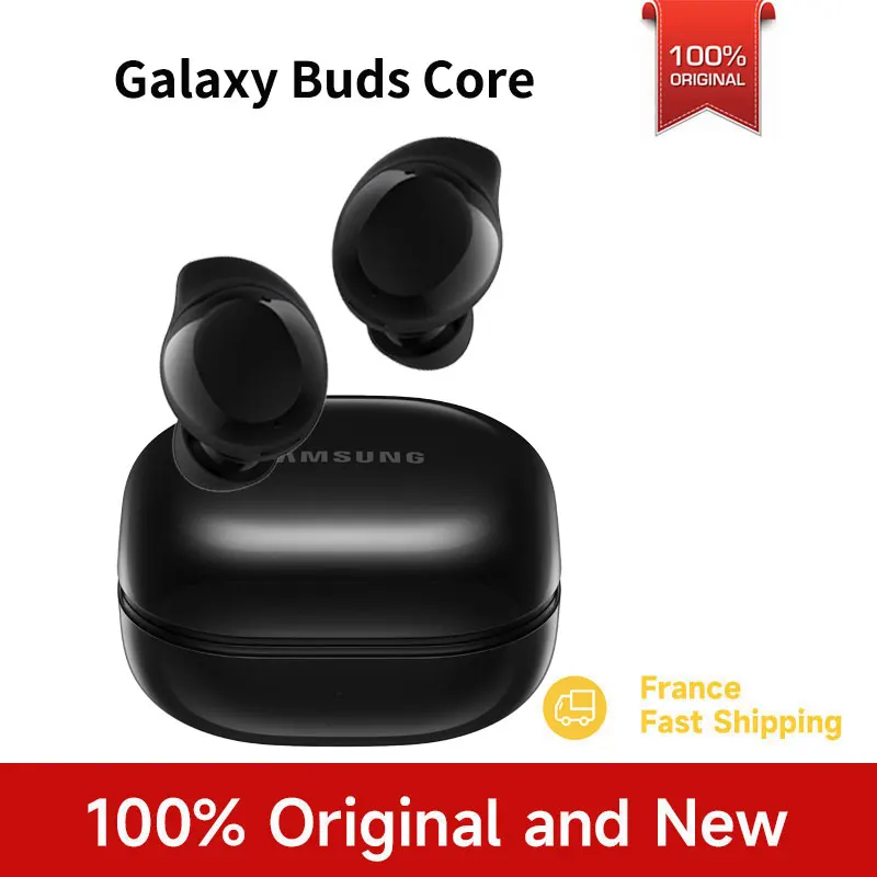 Samsung Galaxy Buds Core, kabellose Bluetooth-Kopfhörer, aktive Geräuschunterdrückung, sicherer Sitz mit Wingtip-Design, einfache Kopplung, automatische Umschaltung, Touch-Steuerung,
