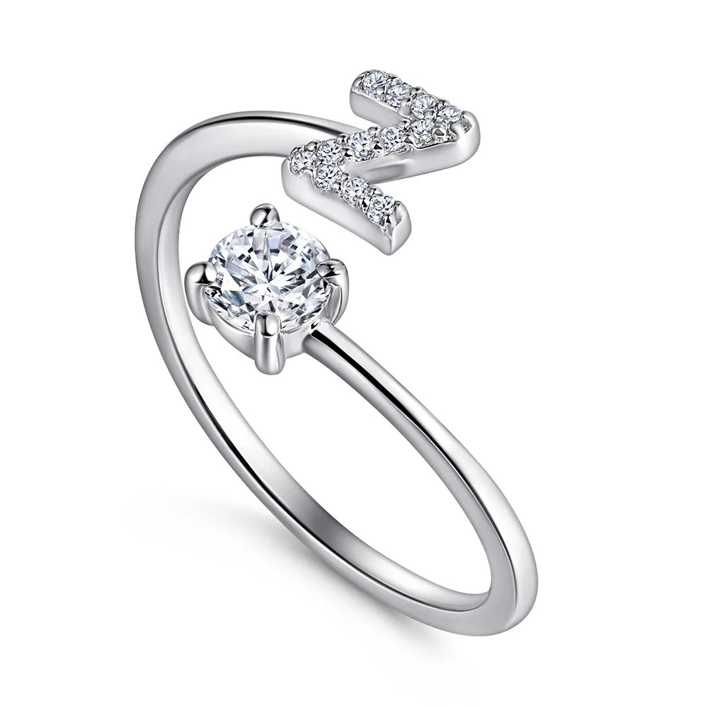 MuShan Jewelry 925 Sterling Silver Rings Bands Engagement Ring 7A Cubic Zirconia Rings Bands Rings Bands Anniversary  Women Gift