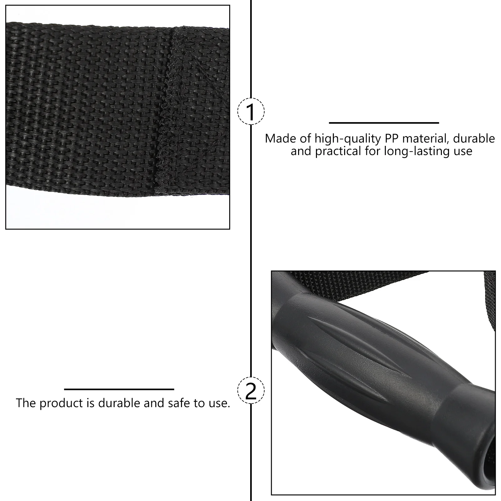 

1pc Fitness Handle Grip Heavy Duty Workout Handle For Pull Downs Triceps Bicep Arm Trainer Non-Slip Ergonomic Design Home Gym