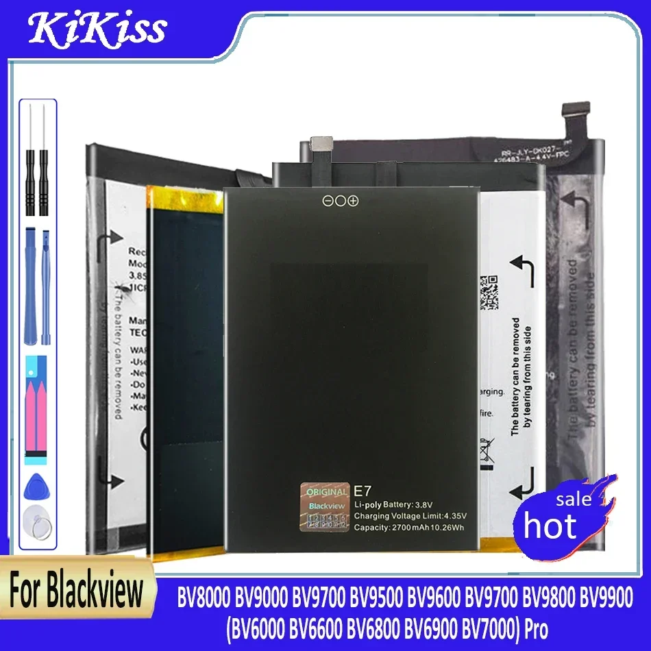 Batteria da 13000 mAh per Blackview BV6000 BV6600 BV6800 BV6900 BV7000 Pro BV8000 BV9000 BV9500 BV9600 BV9700 BV9800 BV9900