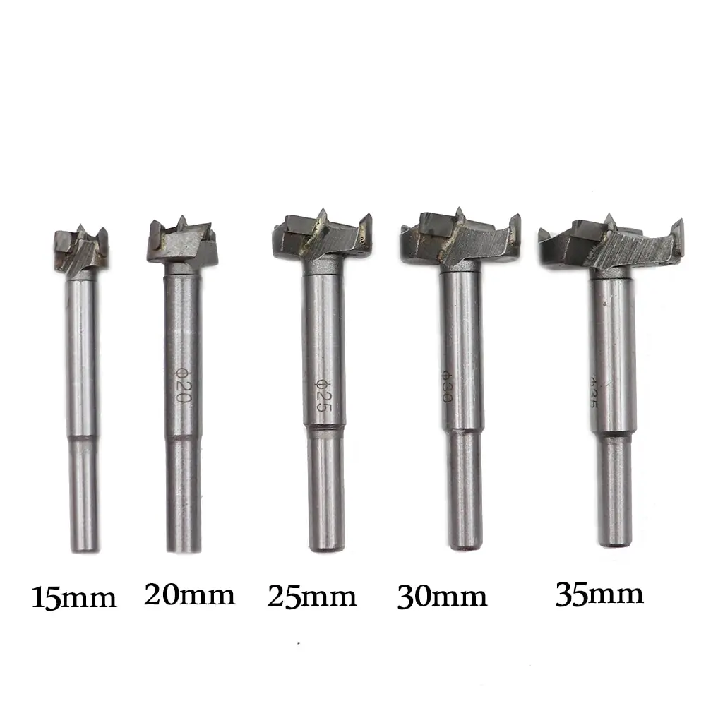 1pc 15/20/25/30/35mm Wood Drill Bit Self Centering Hole Saw Cutter Wood Hole Drilling Tools Forstner Drill Bit