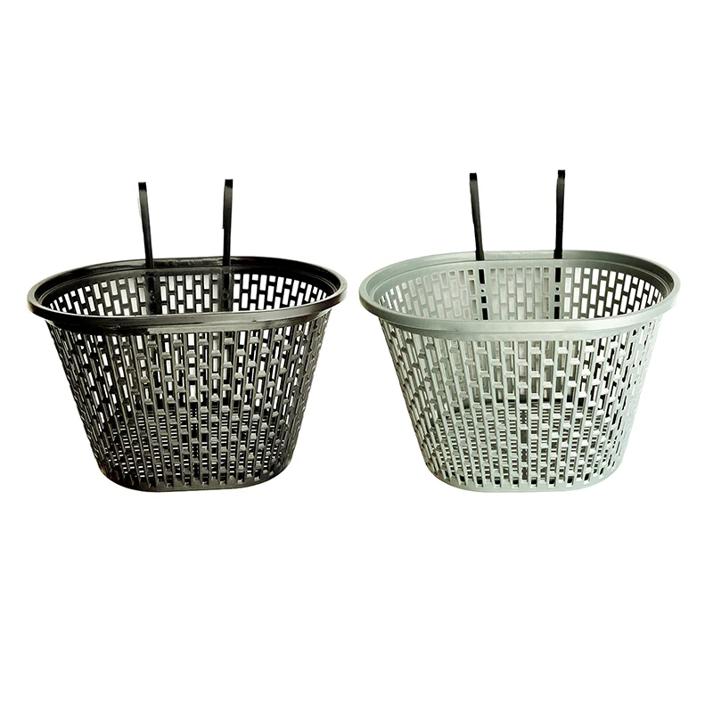 Bicycle Hook Basket Durable Hollow Plastic Storage Detachable Hanging Basket Large Capacity Front Basket Bicycle Accessories