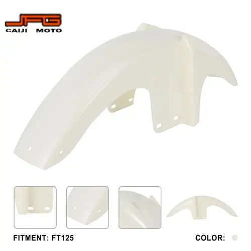 

Motorcross Part Front Fender PP Cover Protector Mudguards Splash Guard Extension For Italika DT 125 150 FT 125 150 Dirt Pit Bike