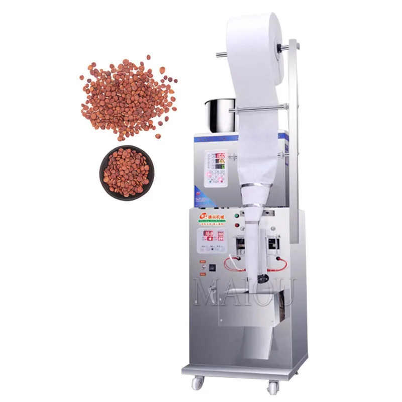 Packing Machine For Rice Grain Automatic Weighing Filling Machine Granule Powder Packaging Machine Three Side Seal