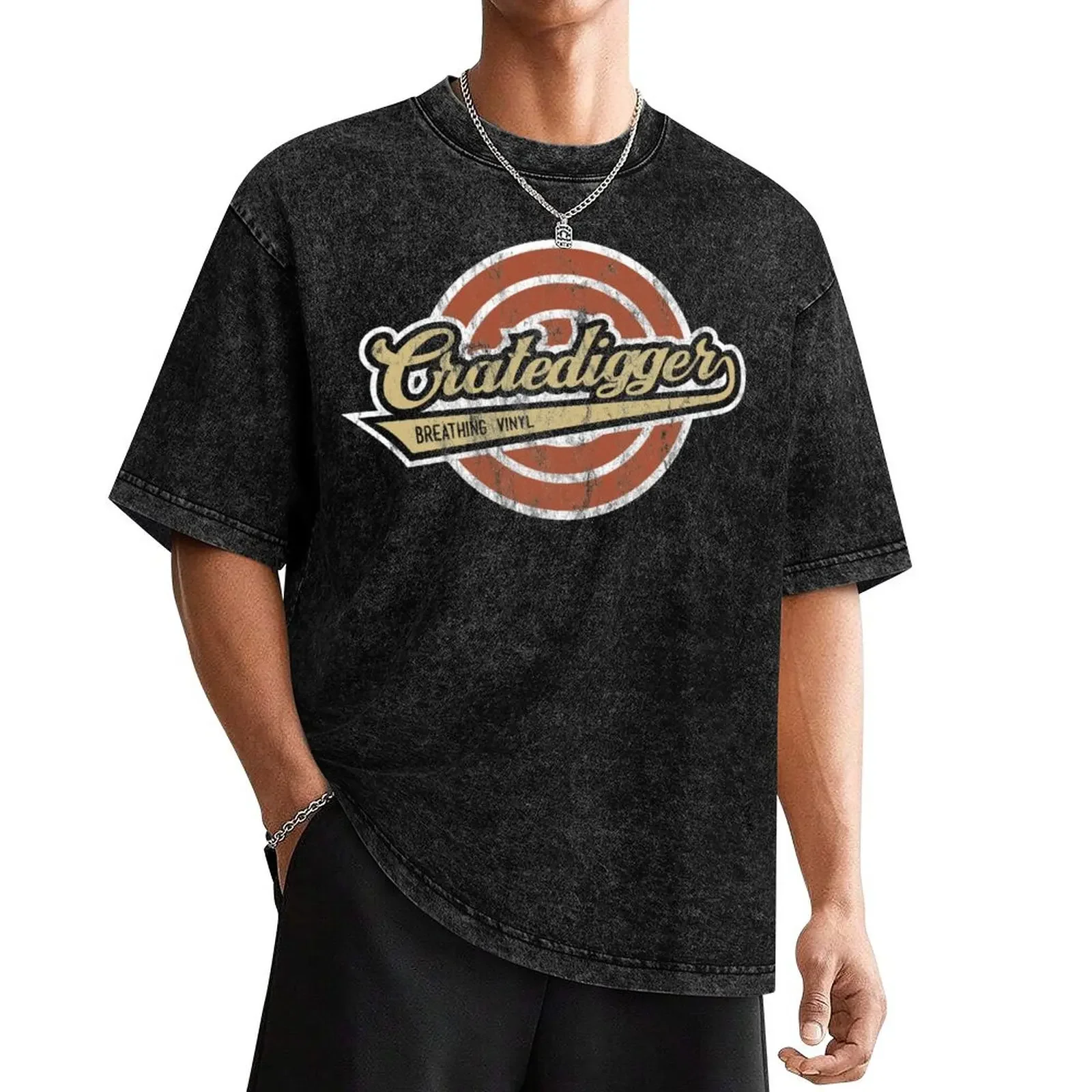 

Cratedigger of the Record Collection T-Shirt summer tops blue archive workout shirts for men