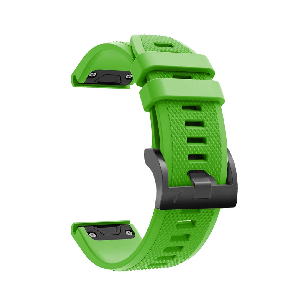 22mm pulseira de relógio de silicone de liberação rápida para garmin fenix 5/6/7/8 47mm pulseira inteligente easyfit pulseira à prova dwaterproof água