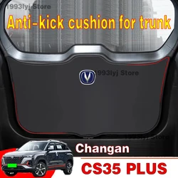 Car Mats For Changan CS35 PLUS Anti-kick cushion for trunk Accessories All Weather Dustproof Protection Pad