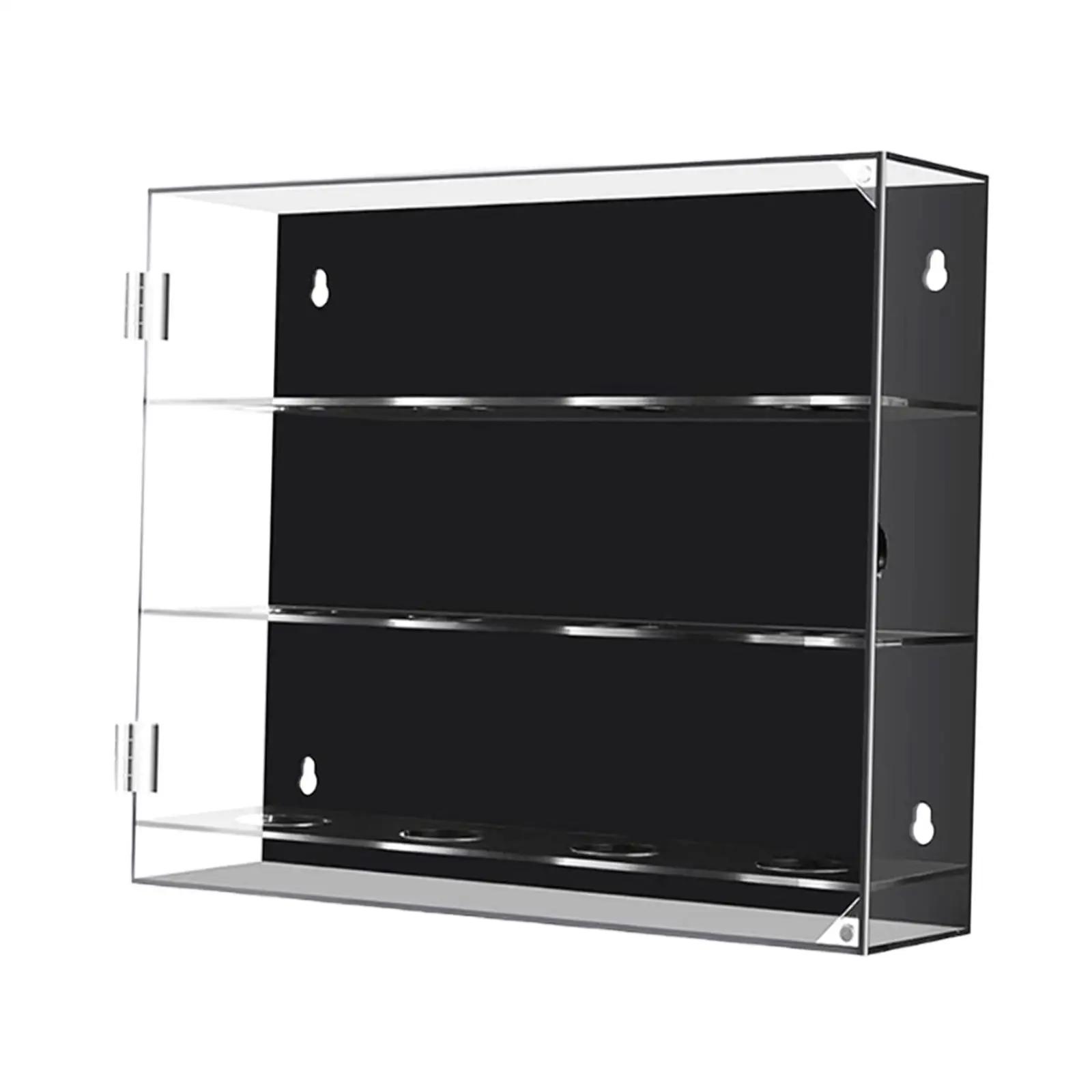 Baseball Display Case 3 Layer Showcase for Collections Corner Reception