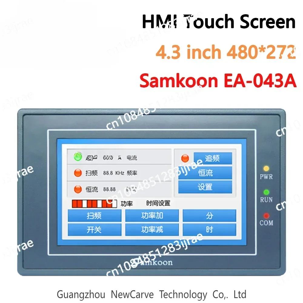 Samkoon EA-043A HMI Touch Screen 4.3 Inch 480*272 Human Machine Interface Newcarve