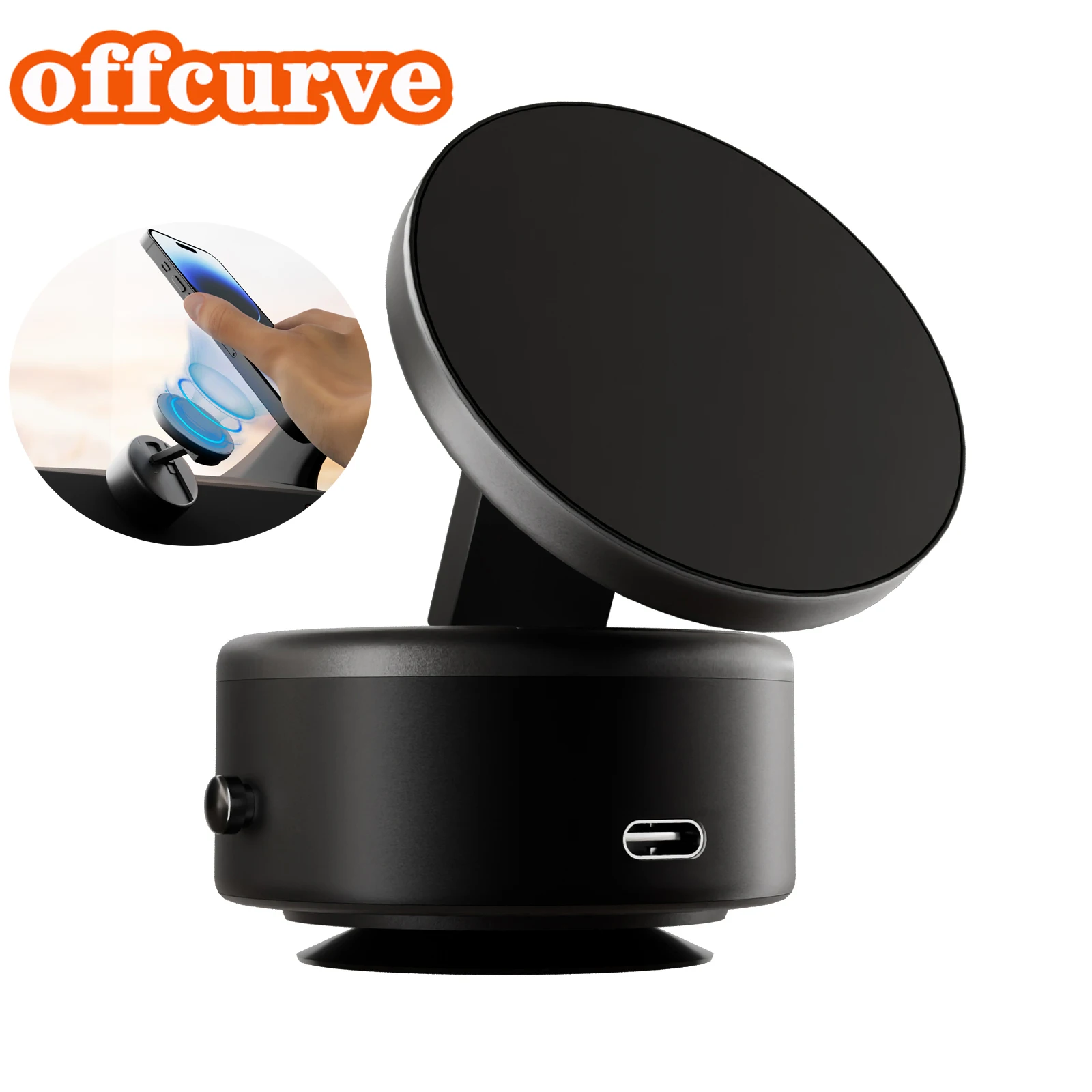 

Magnet Phone Bracket Multi-angles Adjustment Strong Magnetic Suck Design Foldable Car Holder For Navigation Stand