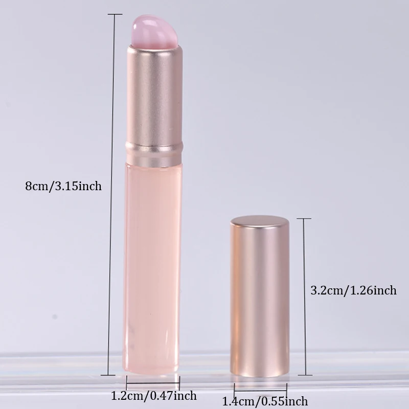 1 pincel de maquillaje corrector de labios de silicona mejorado, cepillo de silicona para bálsamo labial, brillo de labios, lápiz labial, cepillo multifunción