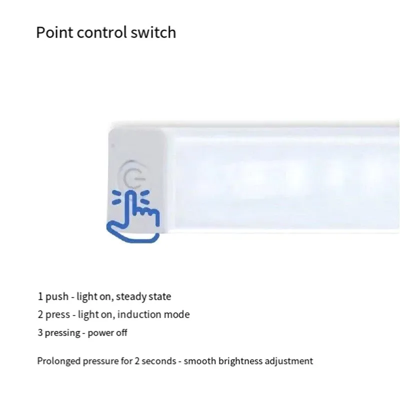 

[НОВИНКА! A93G] Напольный светильник с регулируемой яркостью и датчиком движения, идеально подходит для использования в шкафах, на лестницах и других местах, с зарядкой через USB.