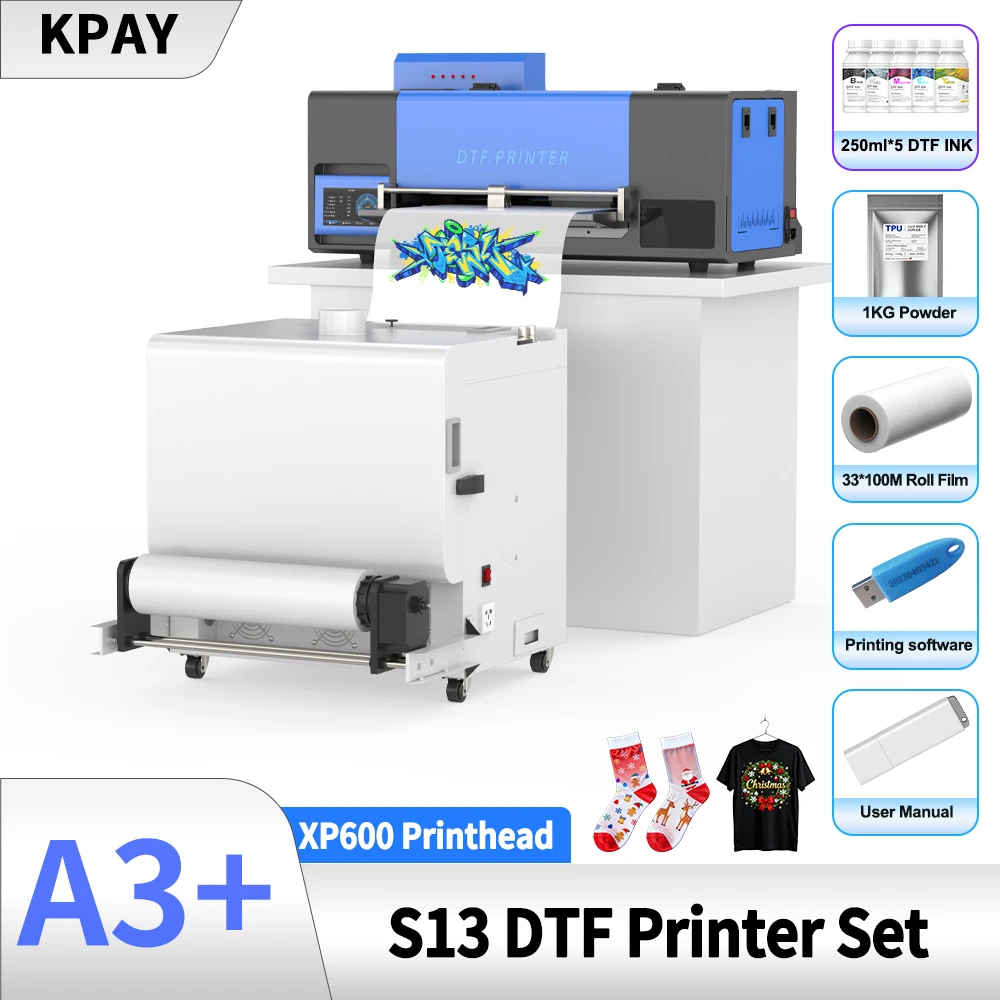 

A3 XP600 DTF Printer Impresora For Epson XP600 DTF With Oven Printing Machine Directly To Film T-shirt Printer A3 DTF Printer
