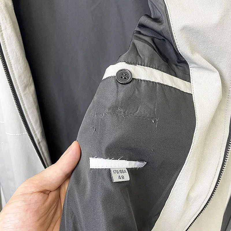 

Мужской приталенный бейсбольный воротник Jaet Busin, повседневное Новое поступление, осенняя одежда из полиэстера, длинная застежка-молния, молодежная мода