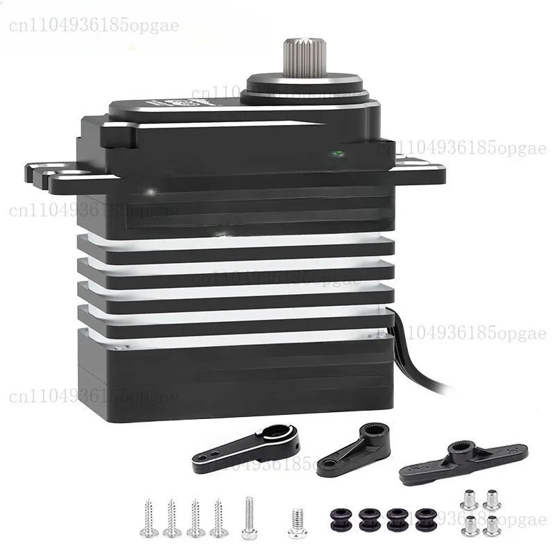 Premium all-metal helical gear, waterproof IP68 digital servo, X55S brushless motor, high torque model car for industrial use