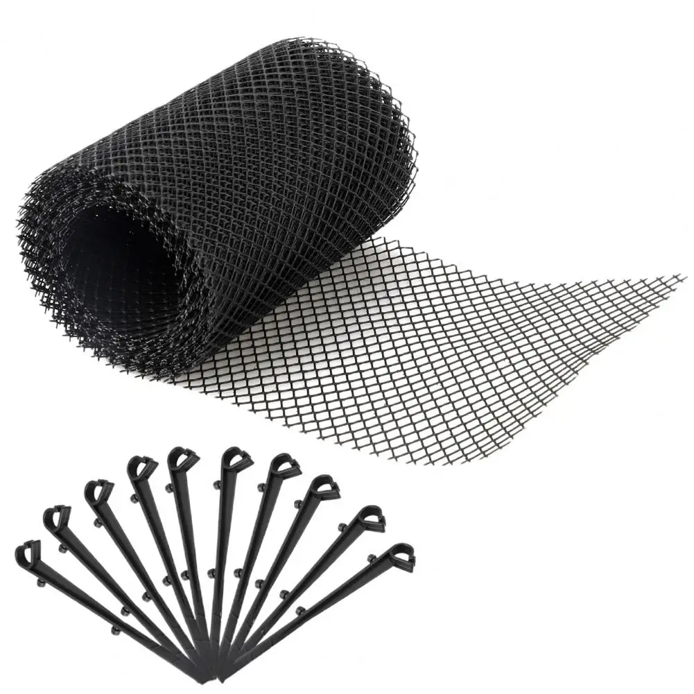 Protection Cover Corrosion Resistance Gutter Mesh PP Easy to Install  Resizable Convenient Drain Guard Mesh