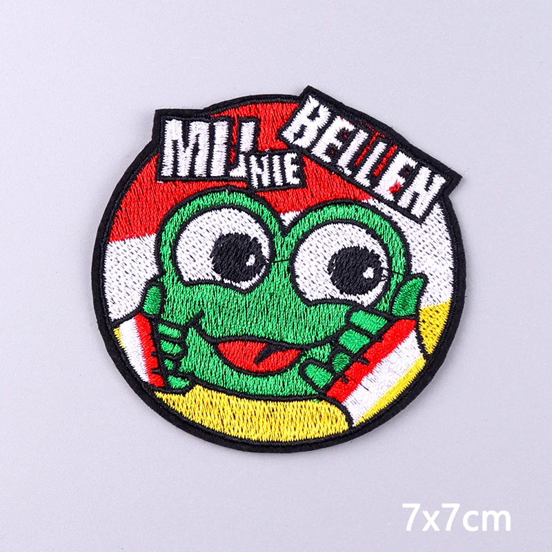 Nederland Carnaval Oeteldonk embleem opstrijkbare patches voor kleding thermoadhesieve patches carnaval decoratieve borduurpatch
