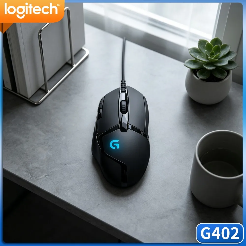 Logitech G402 Gaming Mouse Fusion Engine High‑Performance Sensing Ergonomic Shell For FPS Shooting Online Game Lovers