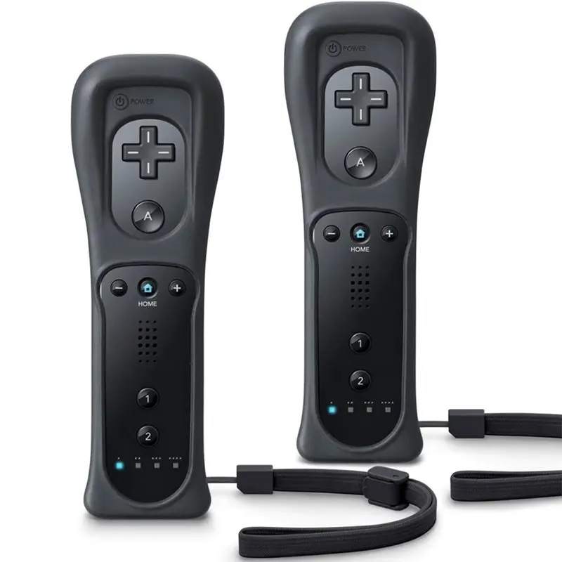 

2025 New-For Wii& For Wii U Compatible Remote Controller 2 Pack Includes Silicone Case And Wrist Strap