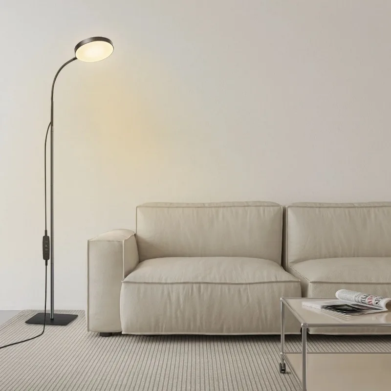 LED Floor Lamp Bright Tall Standing Lamp with 4 Brightness Levels 4 Color Temperatures Adjustable Gooseneck Standard Lamp