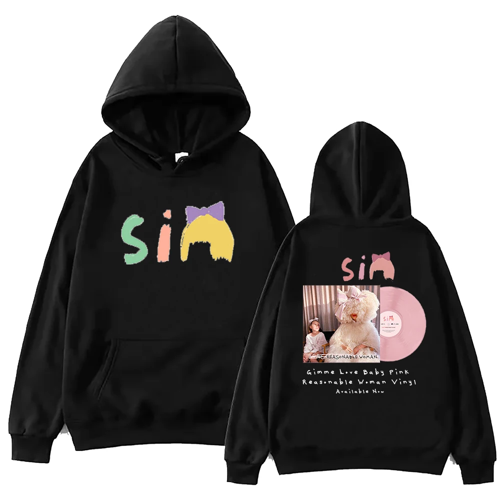 

Reasonable Woman Sia Hoodie Harajuku Hip Hop Pullover Tops Sweatshirt