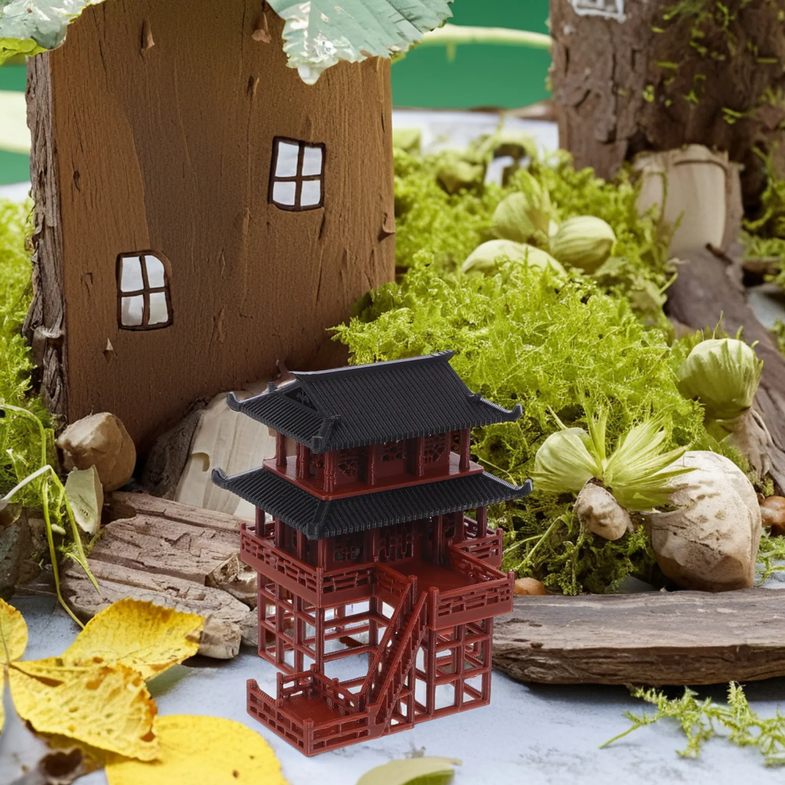 Statue de pagode miniature au - Bonsai Garden Landscape Design avis et prix