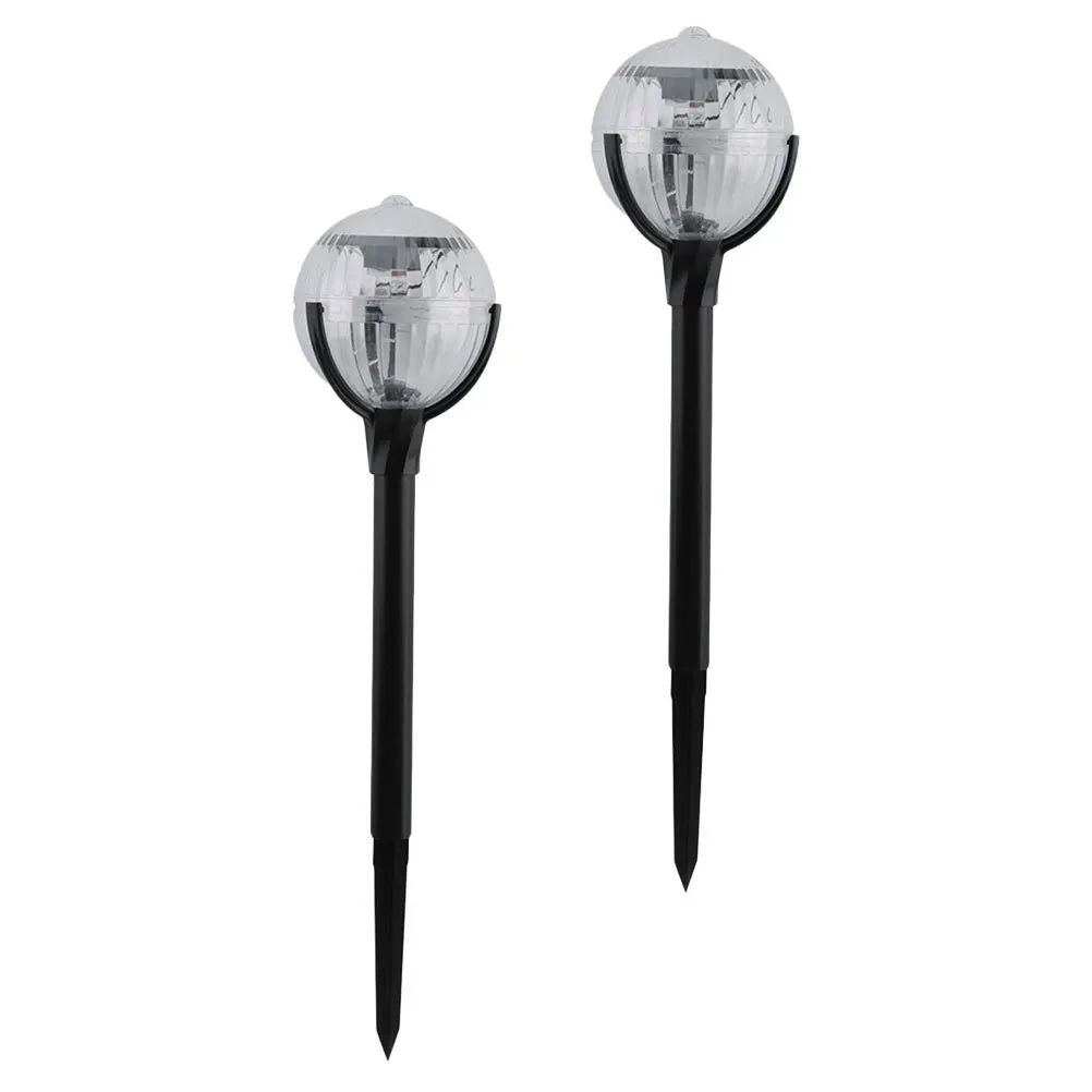 

2Pcs Solar Lawn Lights Personalized Durable LED Colorful Garden Light Outdoor Courtyard Wedding Party Decoration