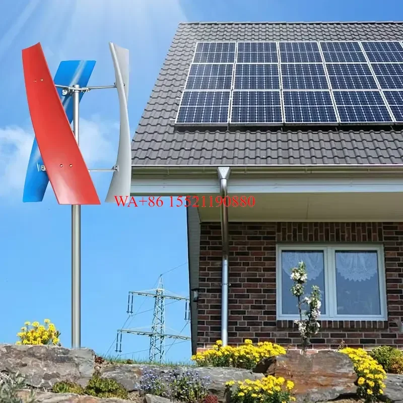 WMWMNU for High Quality 10kw 220v Vertical Wind Turbine for Family Home Use Renewable Energy Generator System