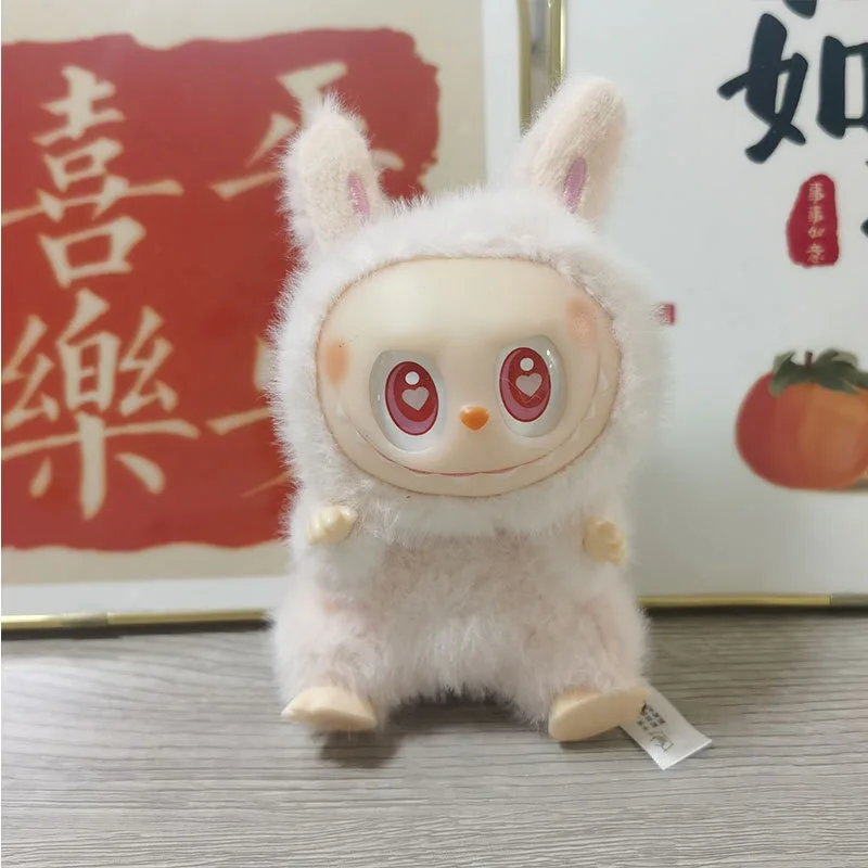 2025 New Random Two Generation Labubu Sitting Plush Blind Box Surprise Doll Series Decorative Gifts Birthday Gifts